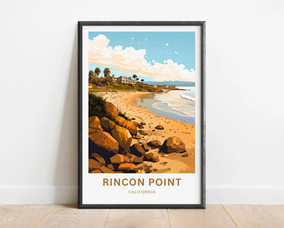 Rincon Travel Poster