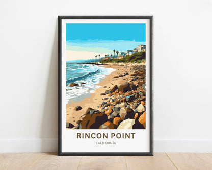 Rincon Travel Poster