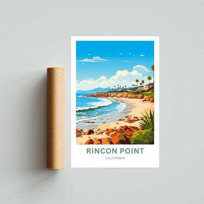 Rincon Travel Poster