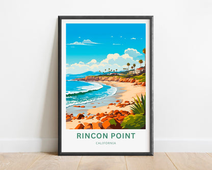 Rincon Travel Poster