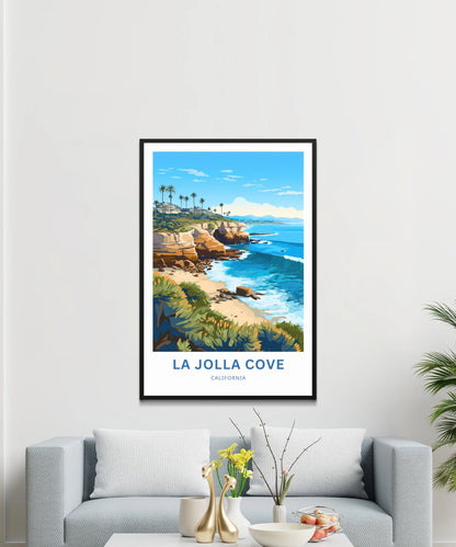 La Jolla Cove Travel Poster