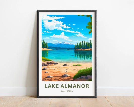 Lake Almanor Travel Poster