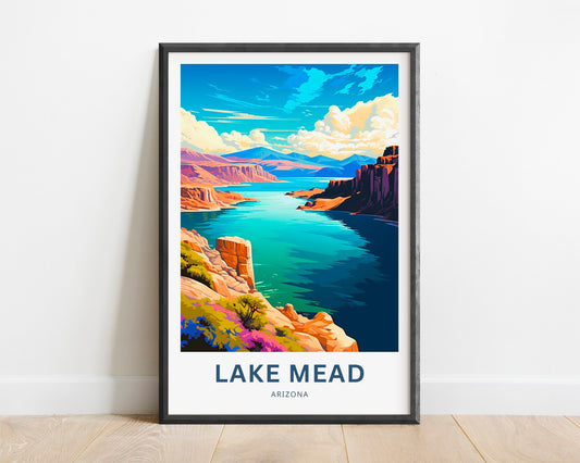 Lake Mead Travel Poster