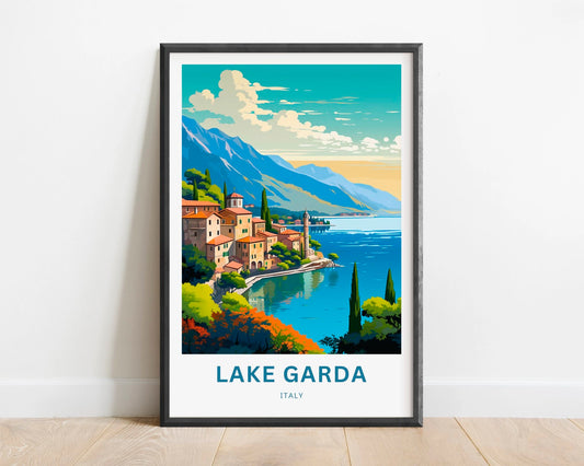 Lake Garda Travel Poster
