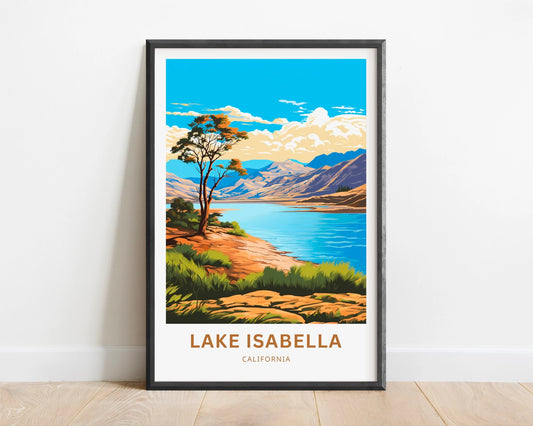 Lake Isabella Travel Poster