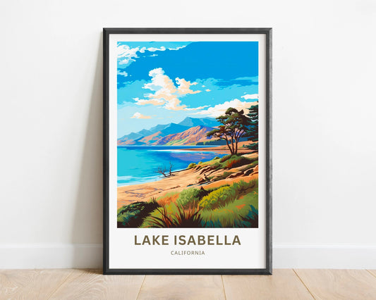 Lake Isabella Travel Poster
