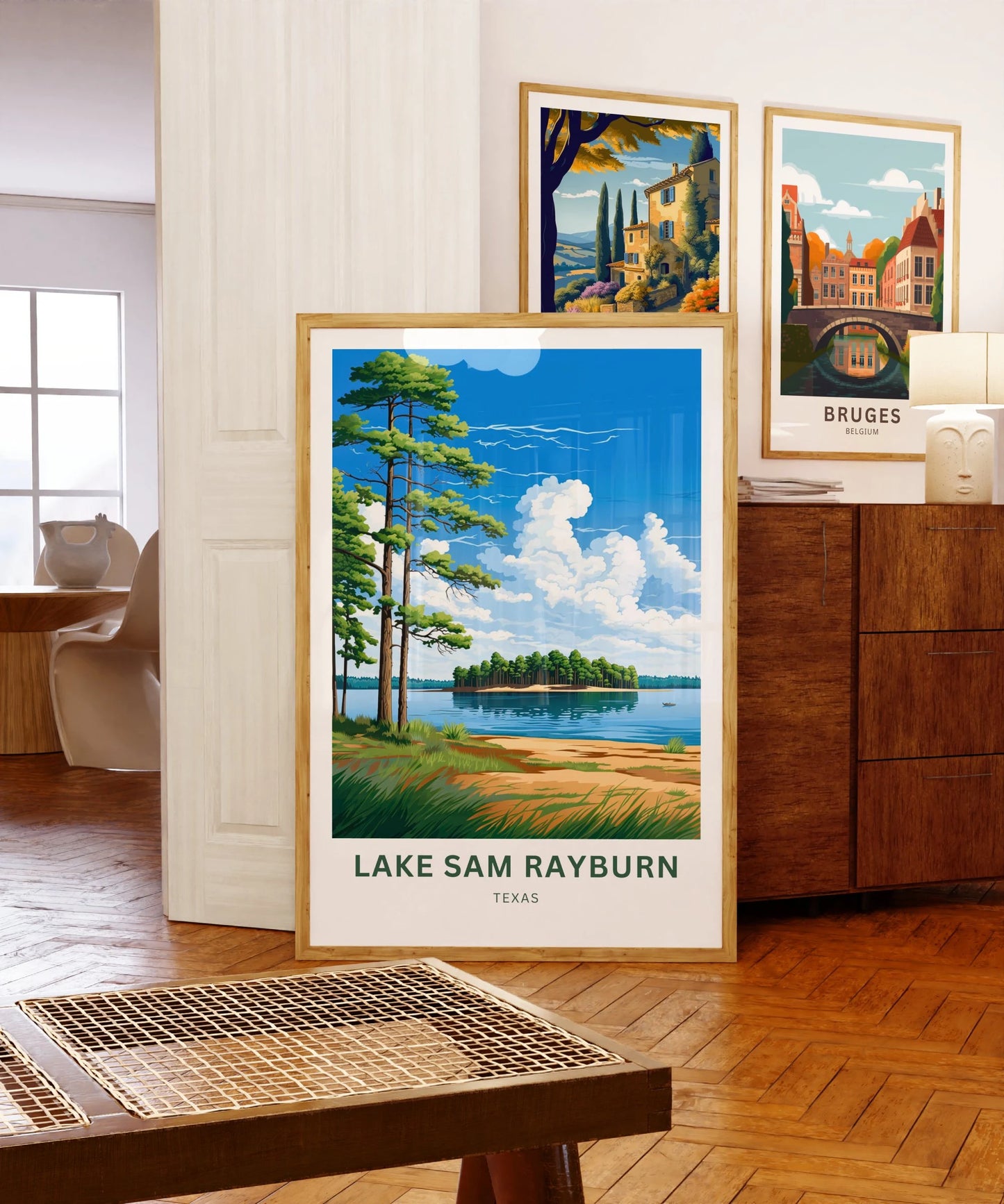Lake Sam Rayburn Travel Poster