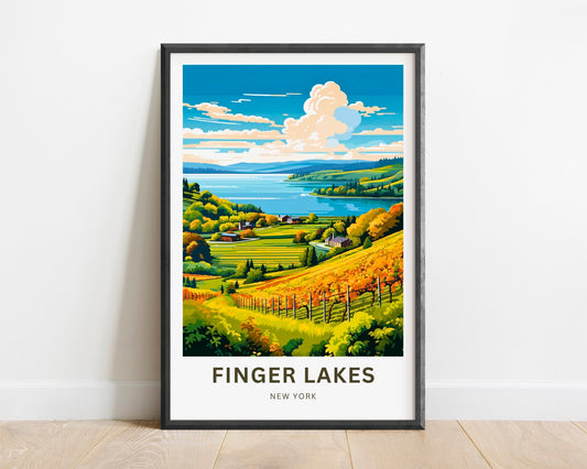 Finger Lakes Travel Poster