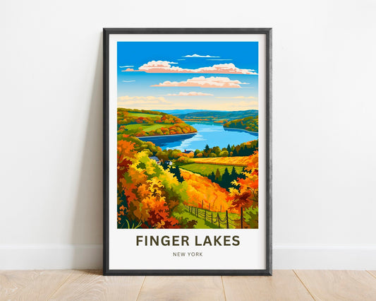 Finger Lakes Travel Poster
