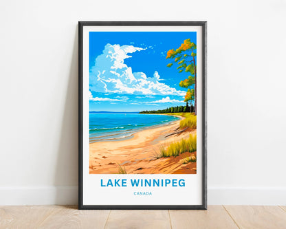 Lake Winnipeg Travel Poster