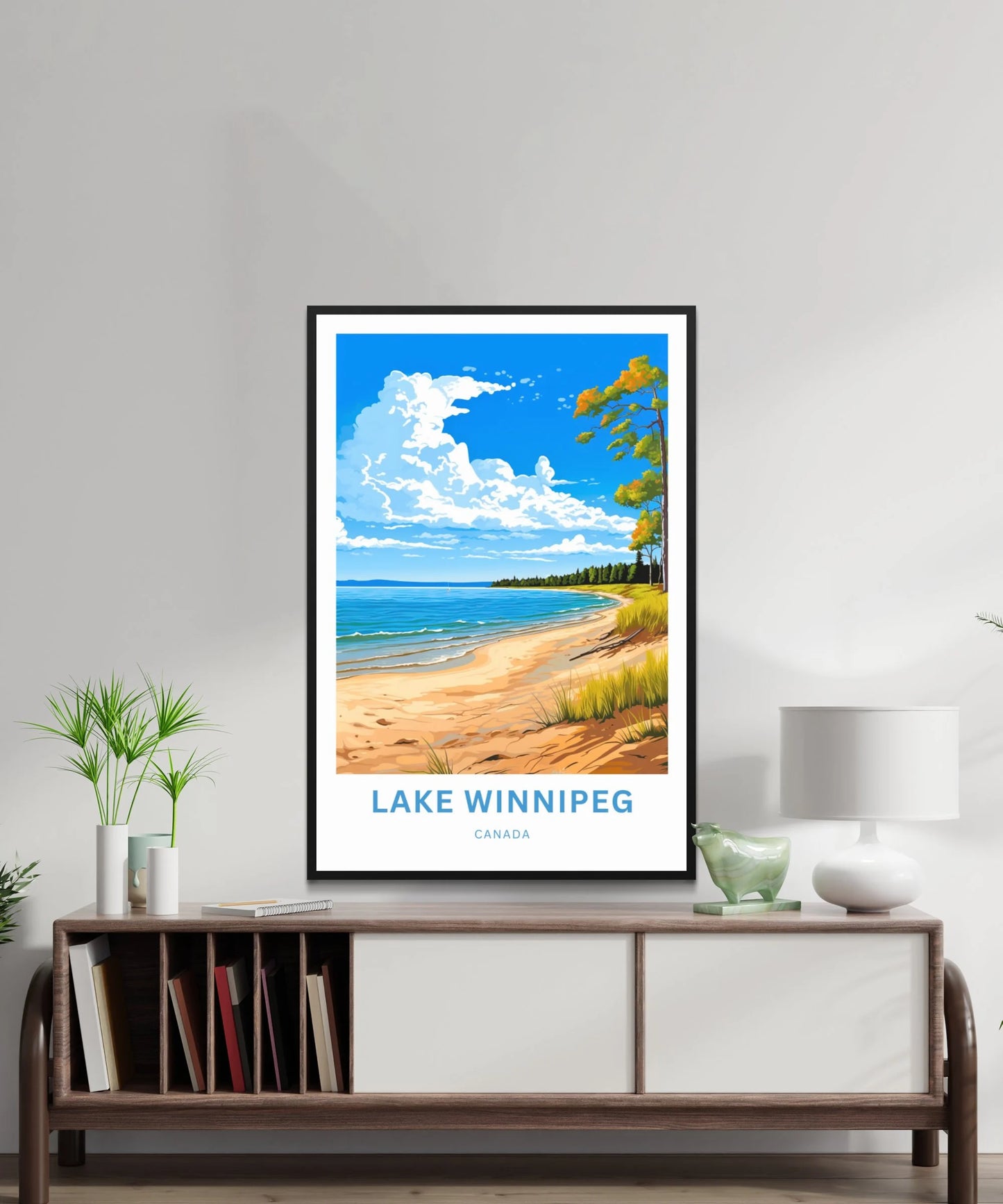 Lake Winnipeg Travel Poster