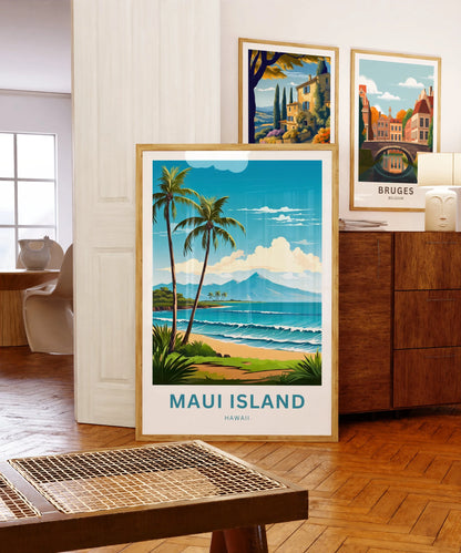 Maui Island Travel Poster
