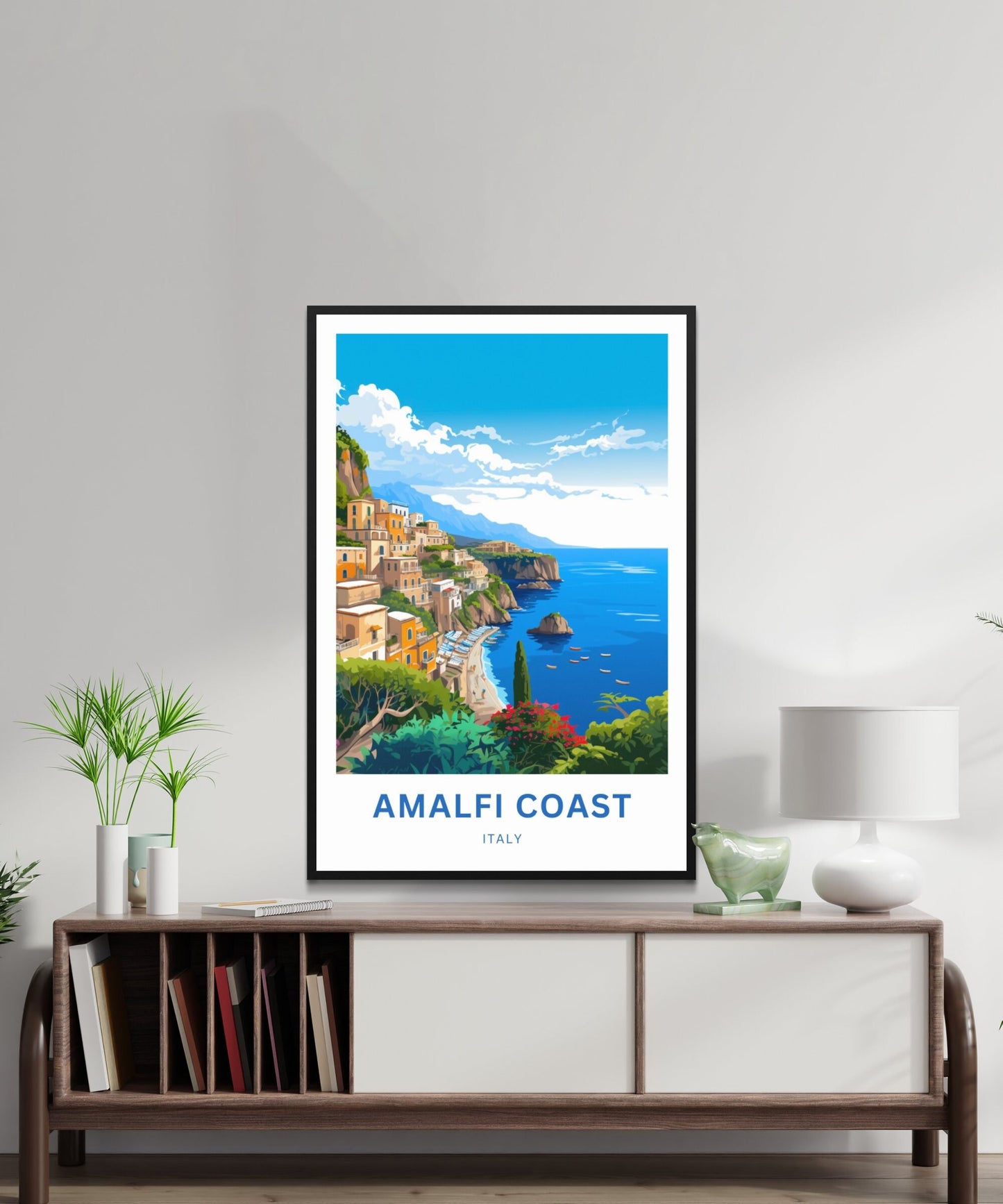 Amalfi Coast Travel Poster