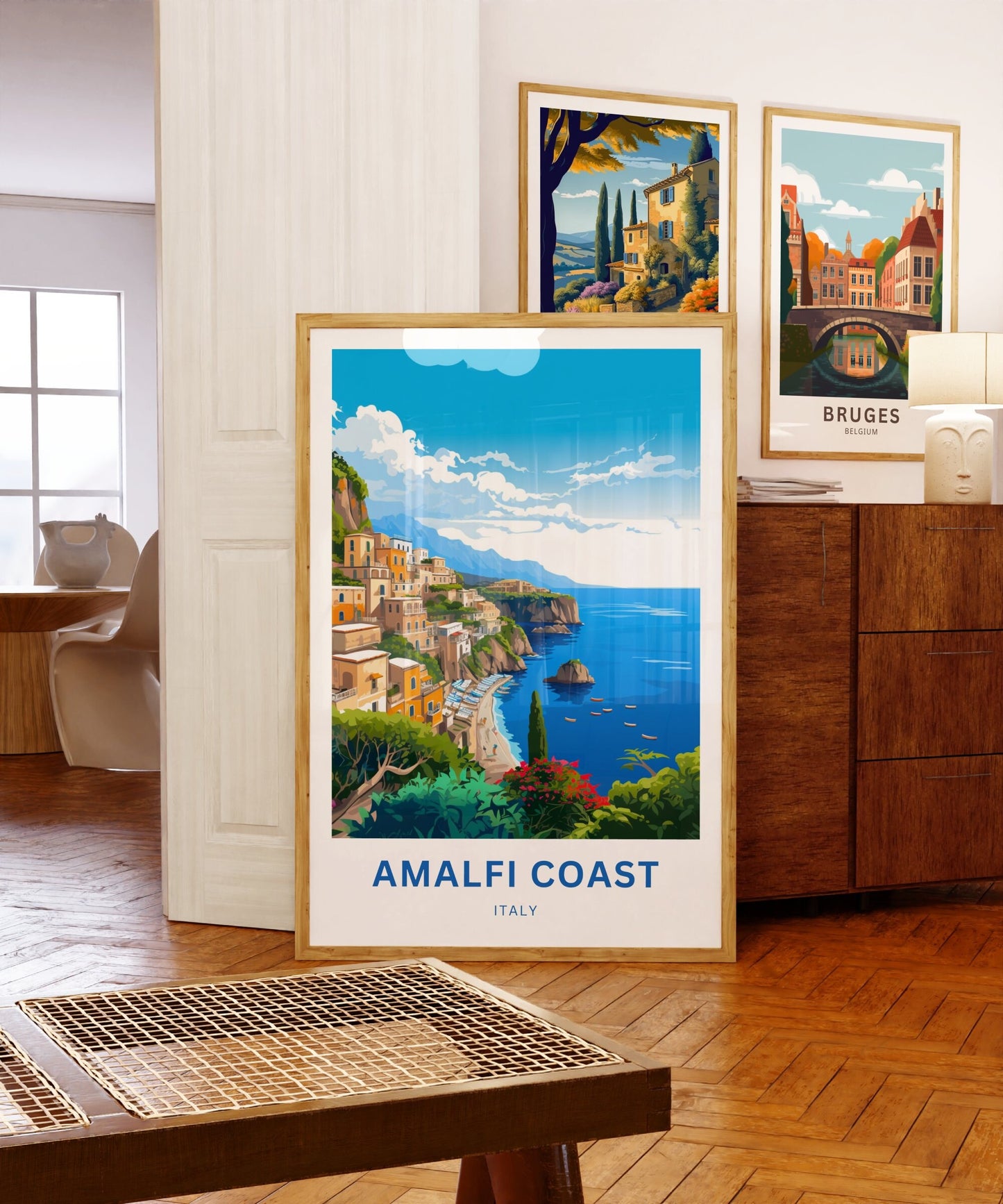 Amalfi Coast Travel Poster