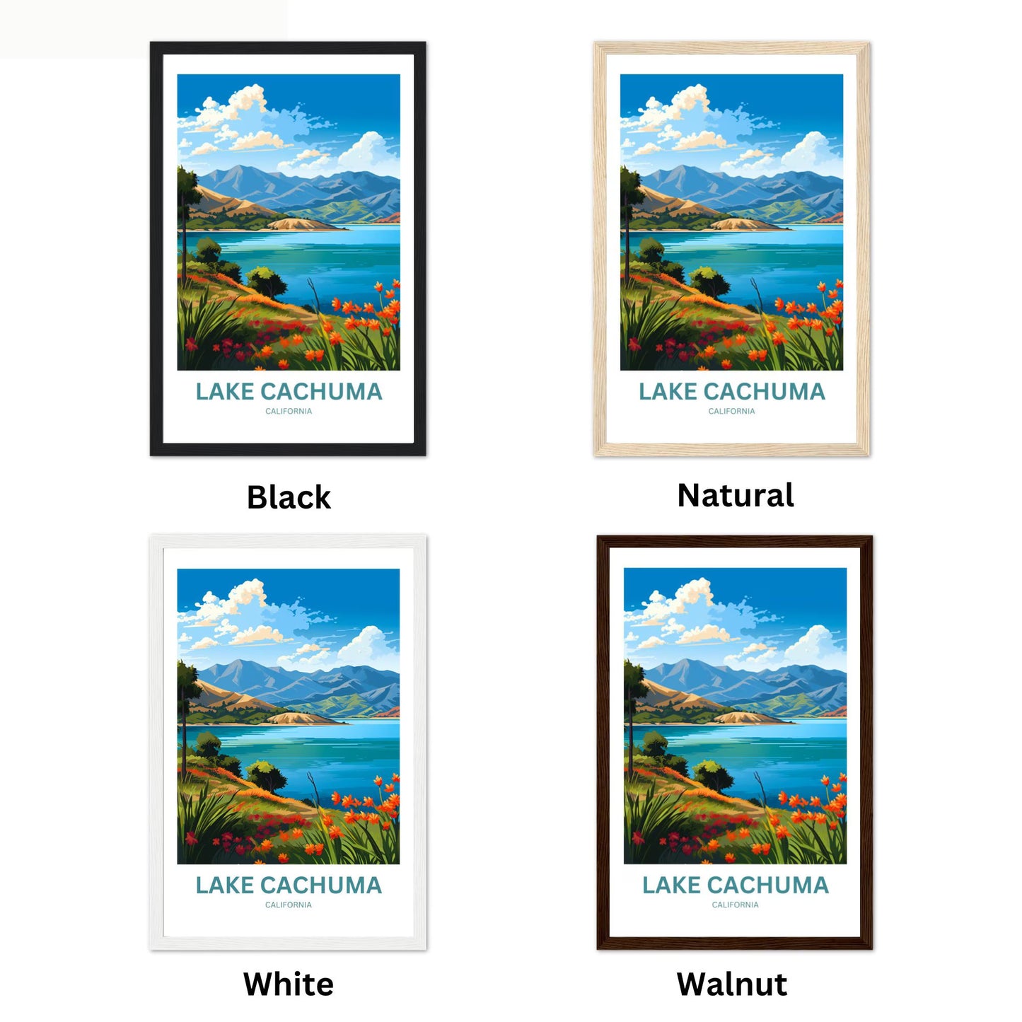 Lake Cachuma Travel Poster