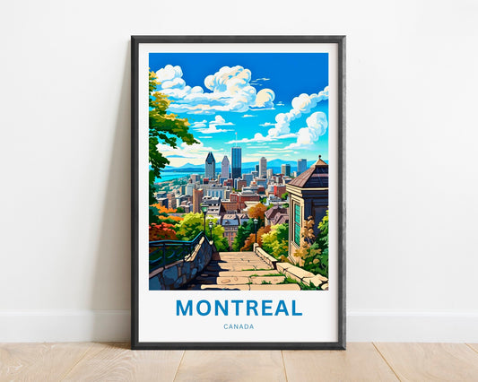 Montreal Travel Poster