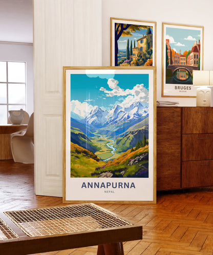 Annapurna Travel Poster