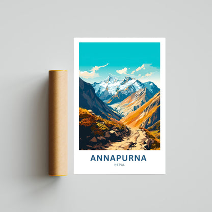 Annapurna Travel Poster