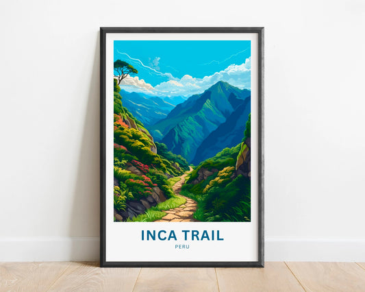 Inca Trail Travel Poster