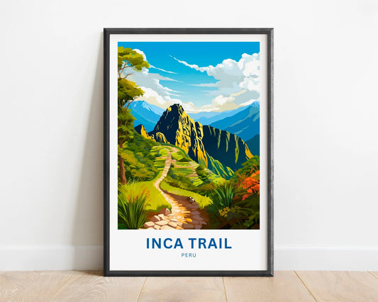 Inca Trail Travel Poster