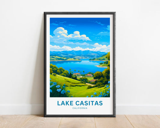Lake Casitas Travel Poster
