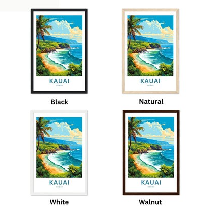 Kauai Travel Poster