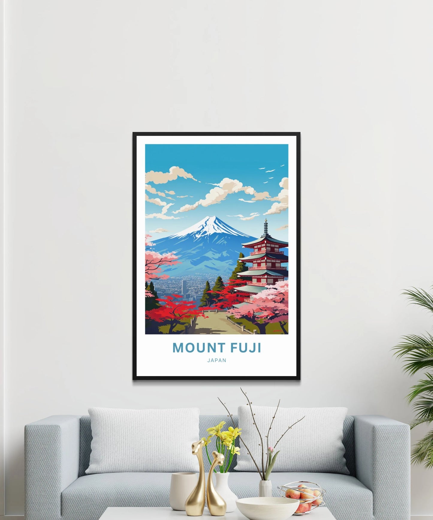 Mount Fuji Travel Poster