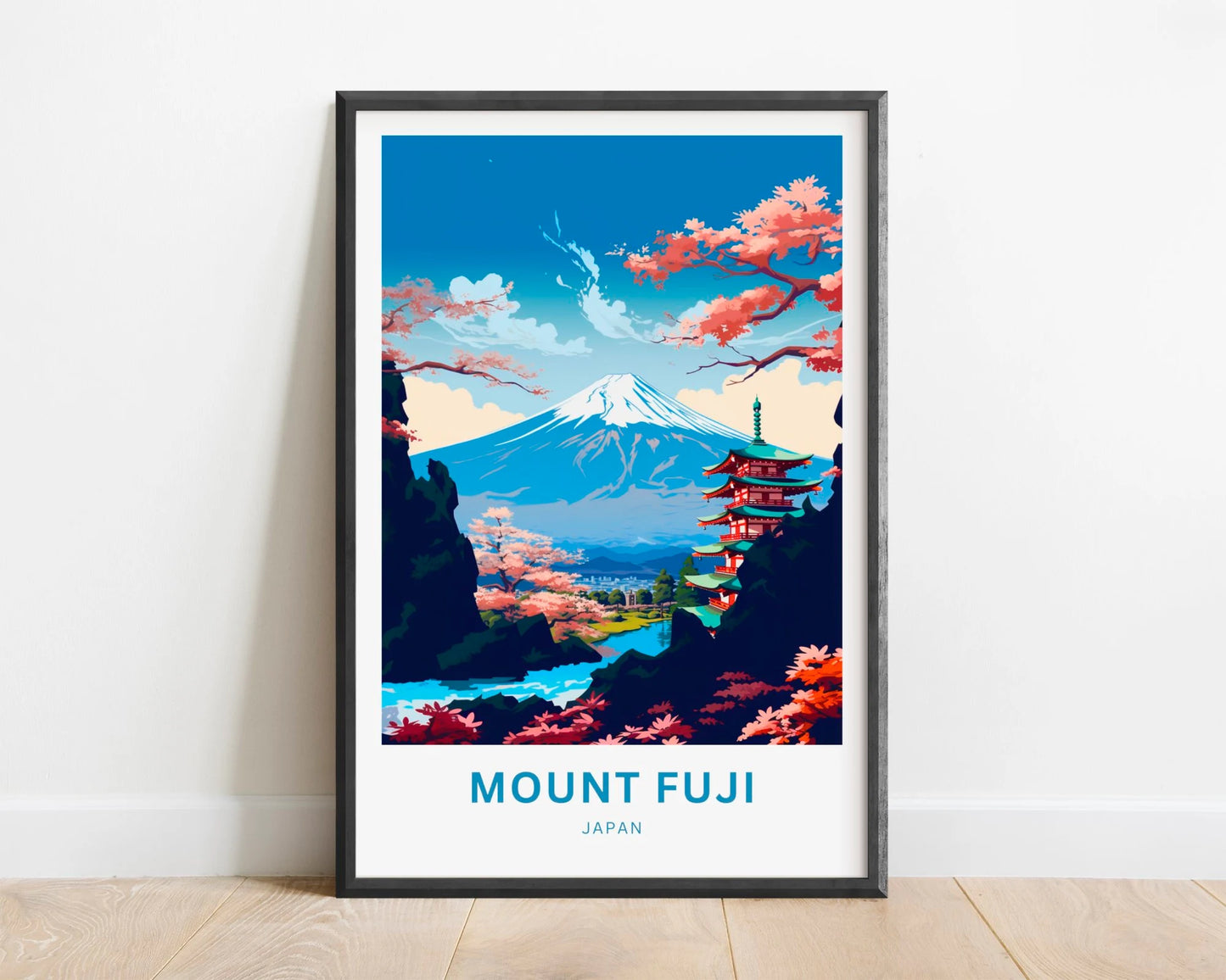 Mount Fuji Travel Poster