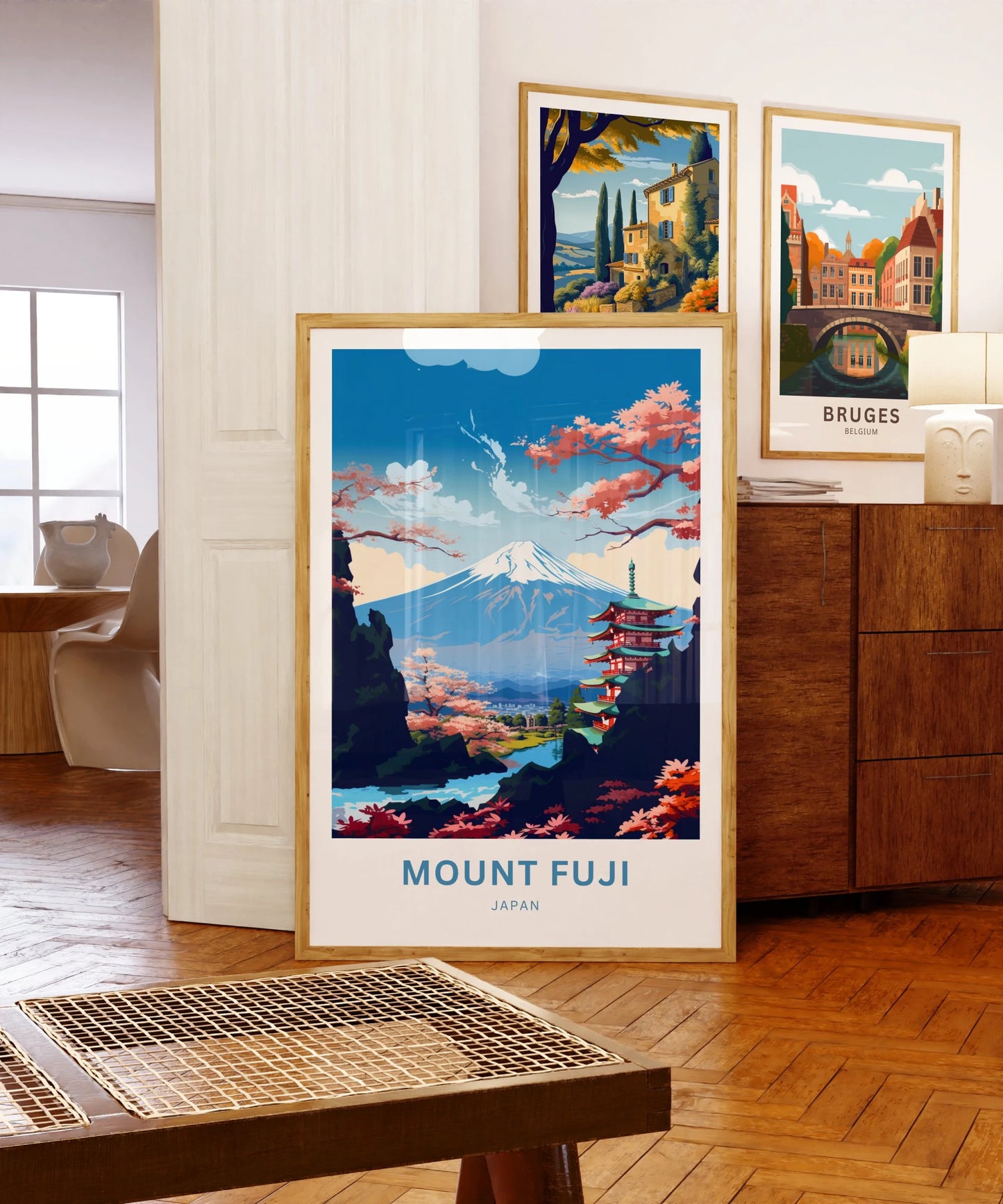 Mount Fuji Travel Poster