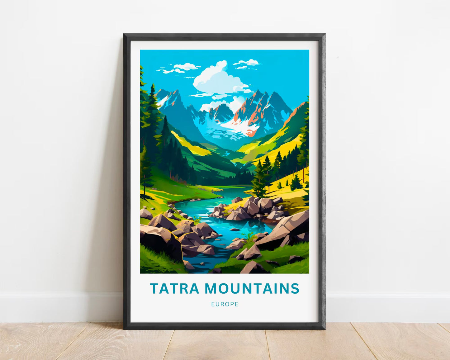 Tatra Mountains Travel Poster