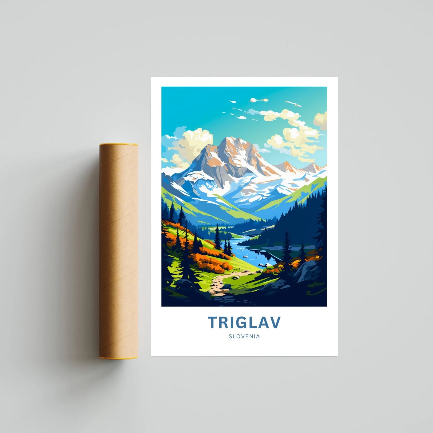 Triglav Travel Poster