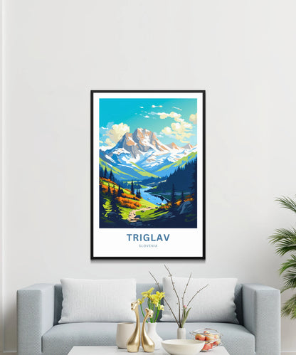 Triglav Travel Poster