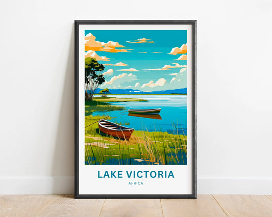 Lake Victoria Travel Poster