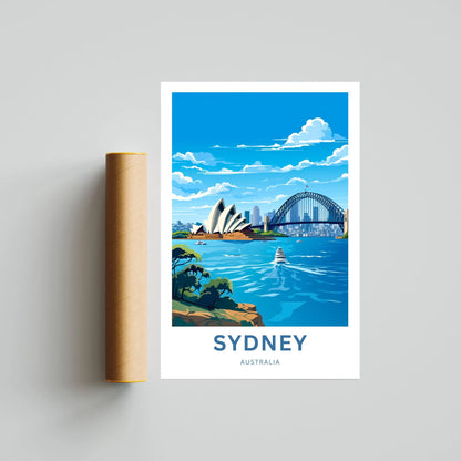 Sydney Travel Poster