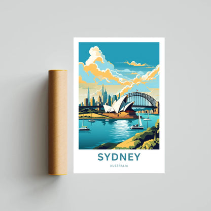 Sydney Travel Poster