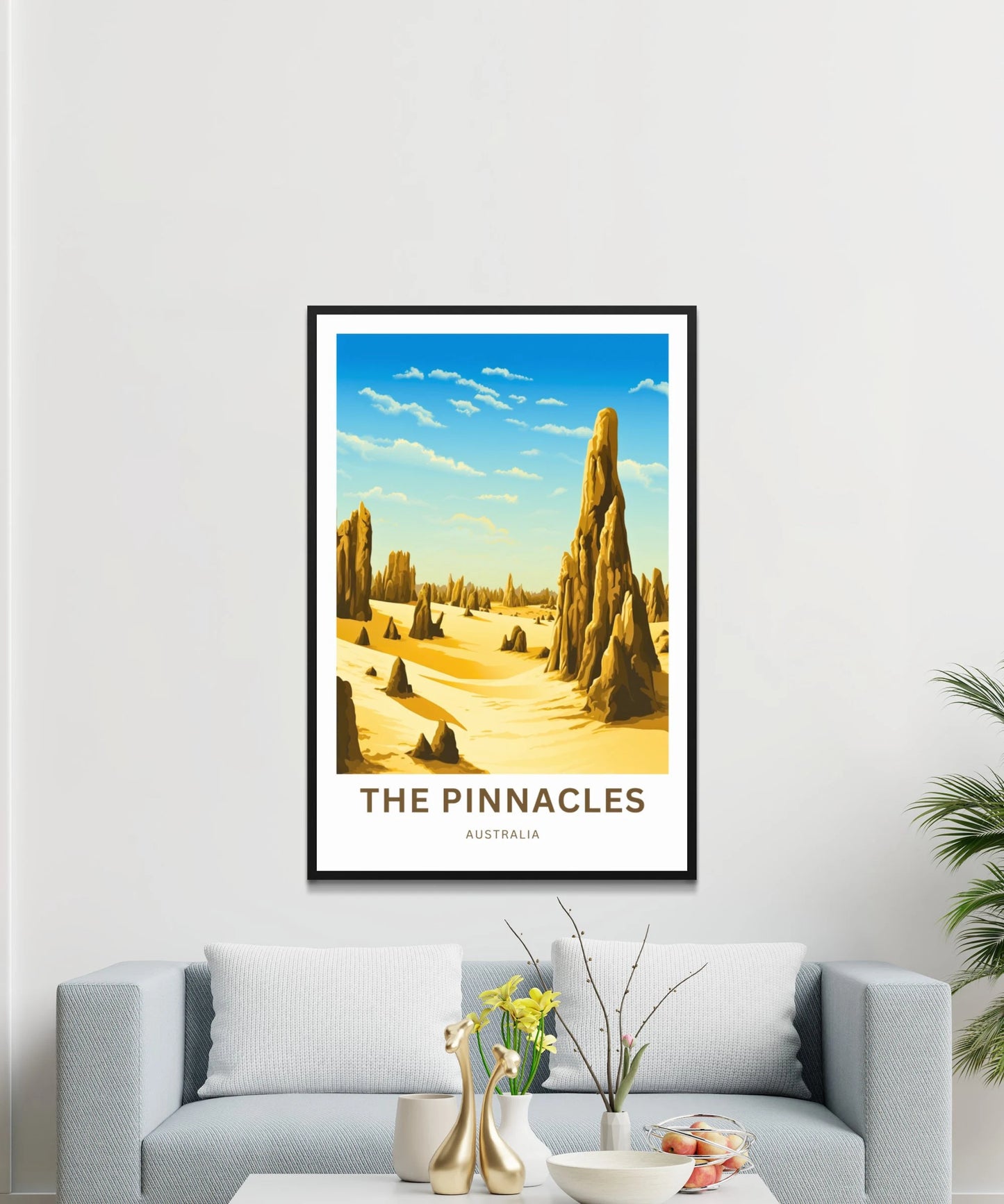 Pinnacles Travel Poster