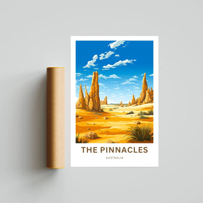 Pinnacles Travel Poster