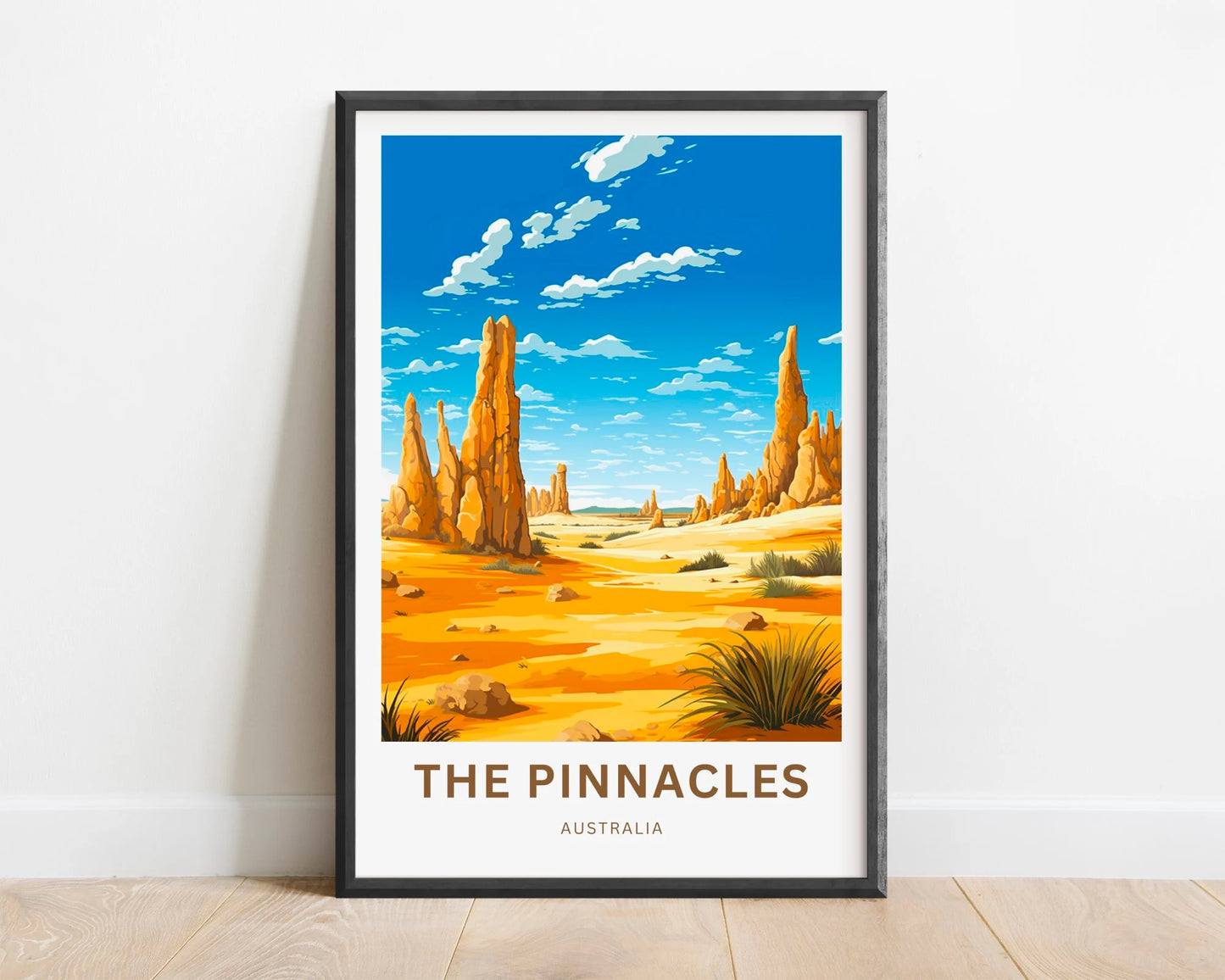 Pinnacles Travel Poster