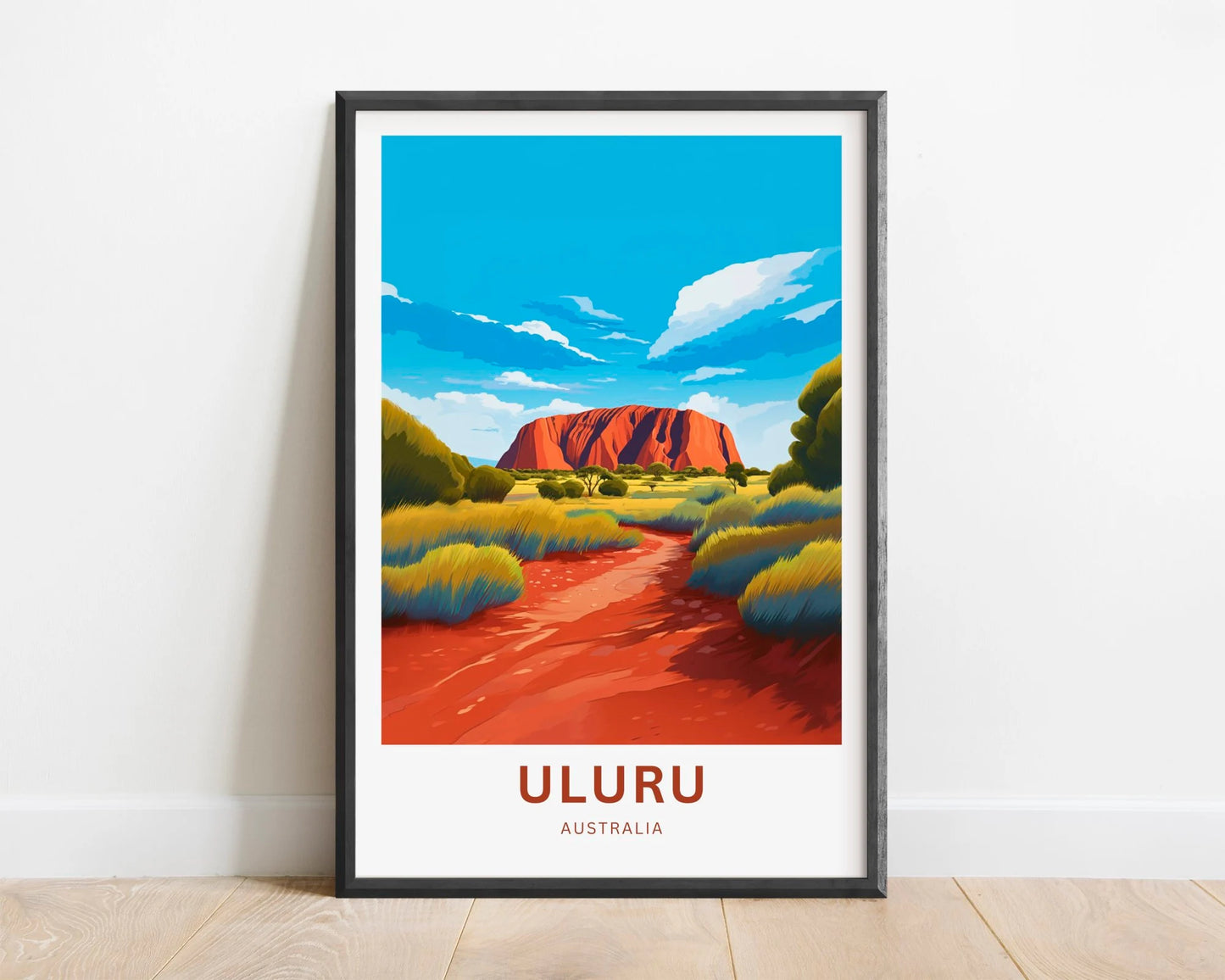 Uluru Travel Poster