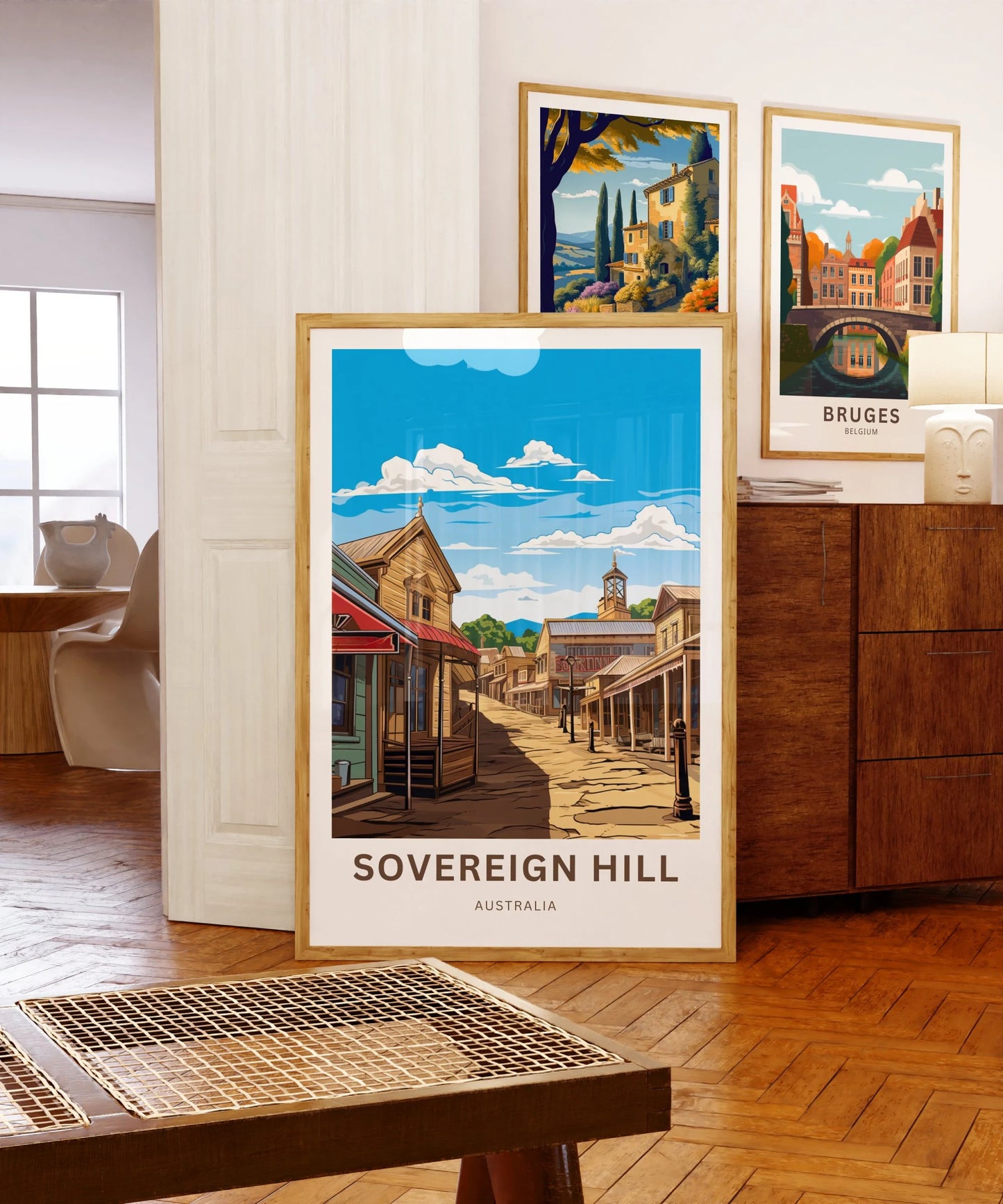 Sovereign Hill Travel Poster