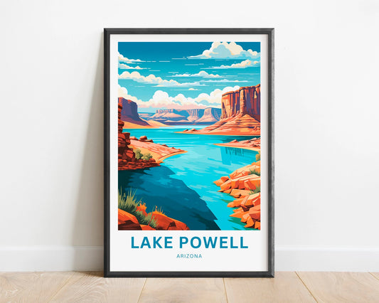 Lake Powell Travel Poster