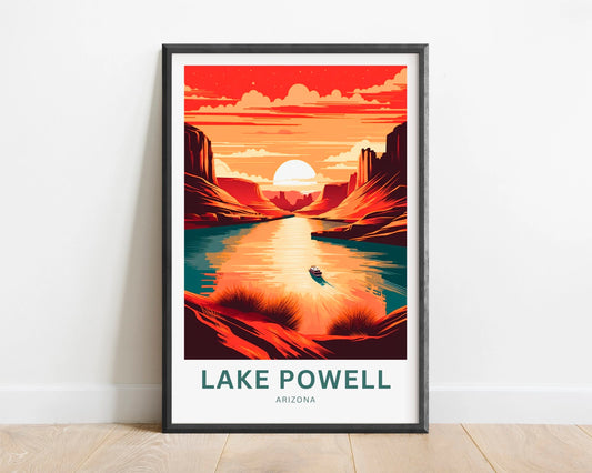 Lake Powell Travel Poster