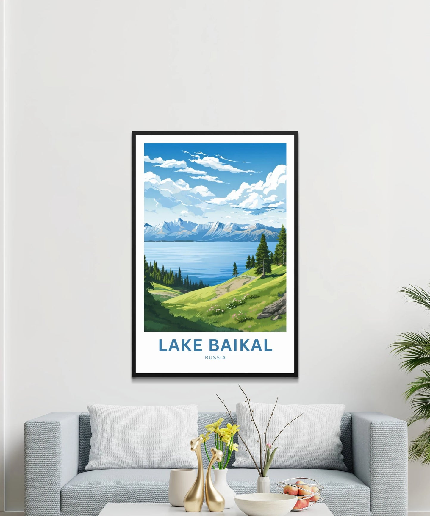 Lake Baikal Travel Poster