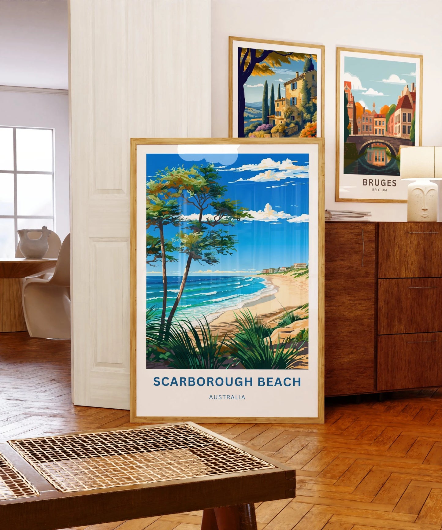 Scarborough Beach Travel Poster