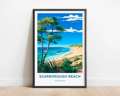 Scarborough Beach Travel Poster