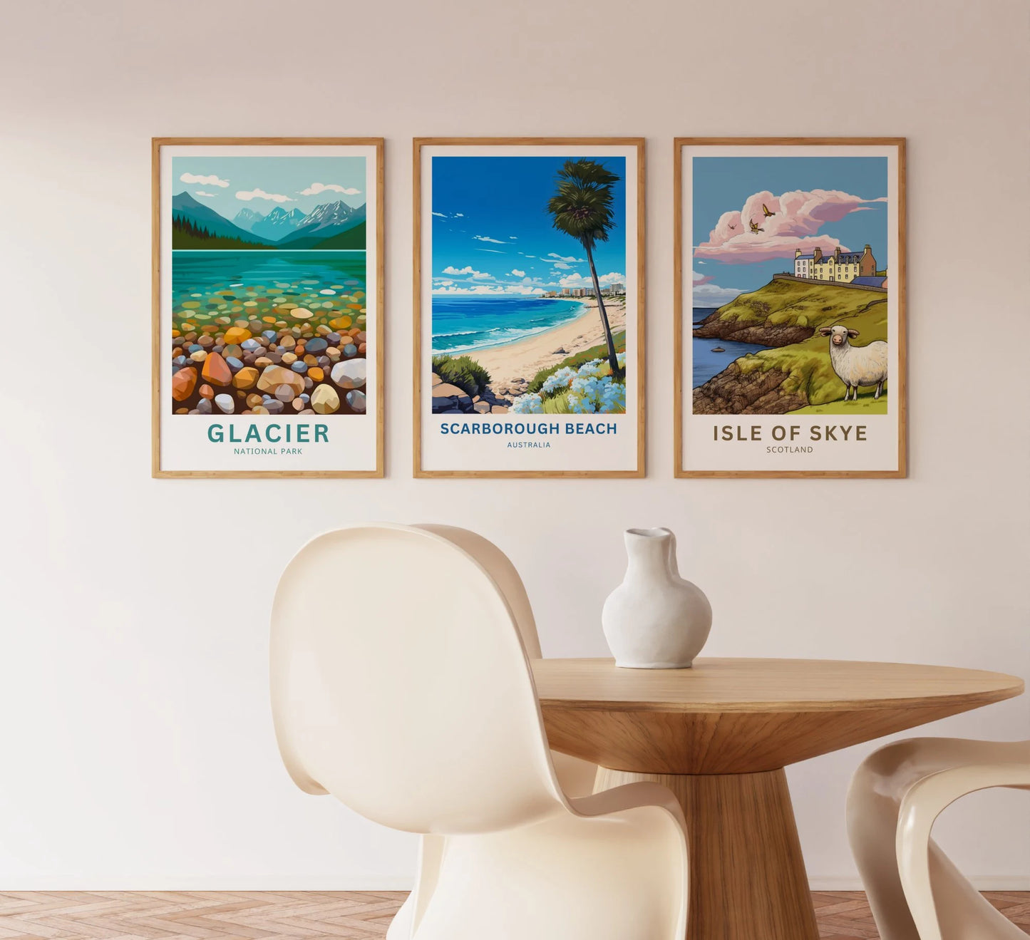 Scarborough Beach Travel Poster