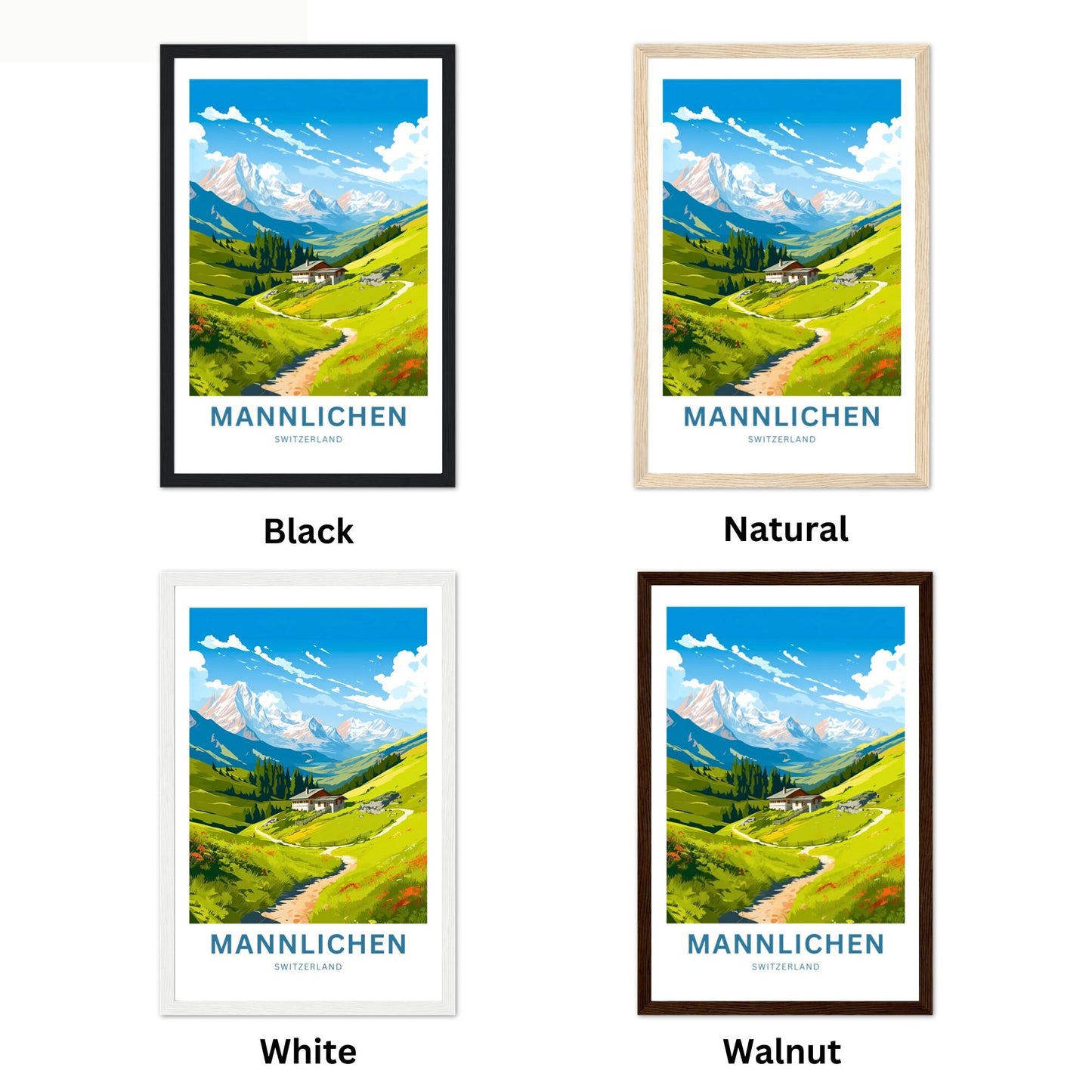 Mannlichen Travel Poster