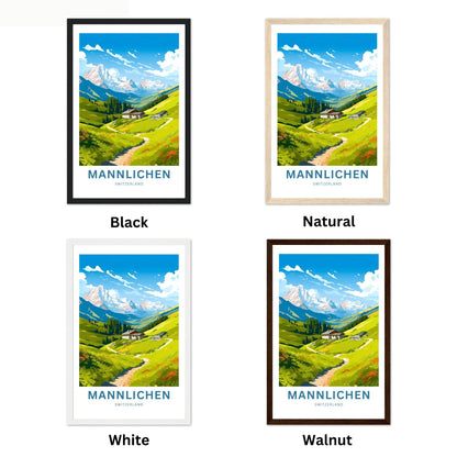 Mannlichen Travel Poster