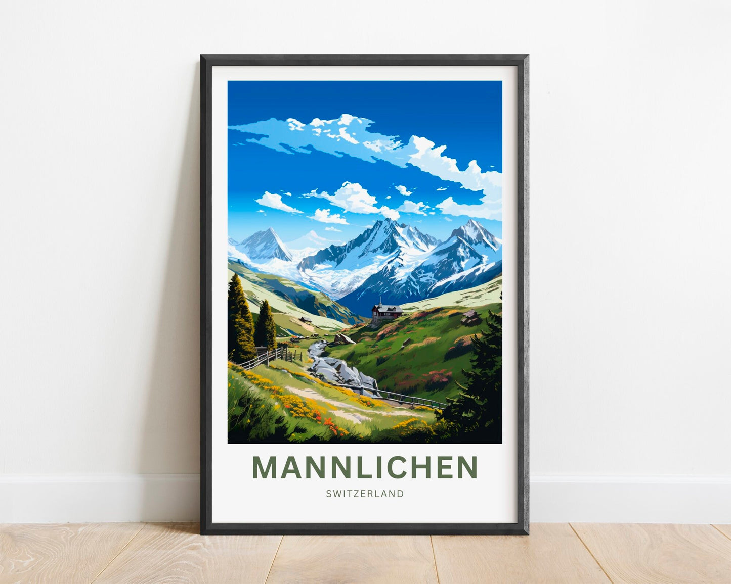 Mannlichen Travel Poster