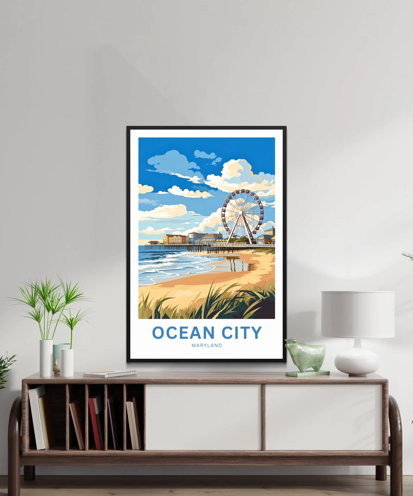 Ocean City Travel Poster